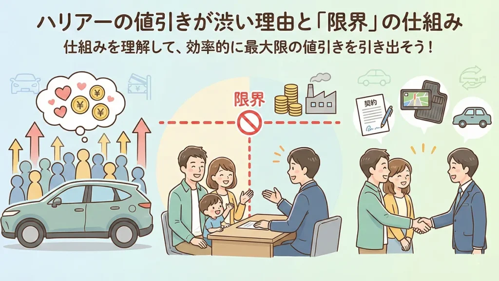 ハリアーの値引きが渋い理由と「限界」の仕組み