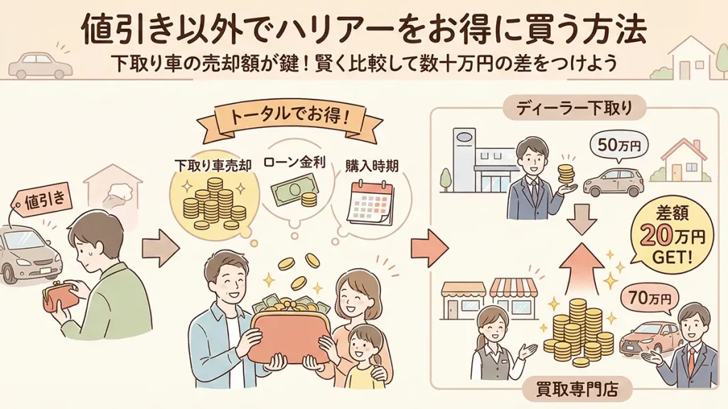 値引き以外でハリアーをお得に買う方法