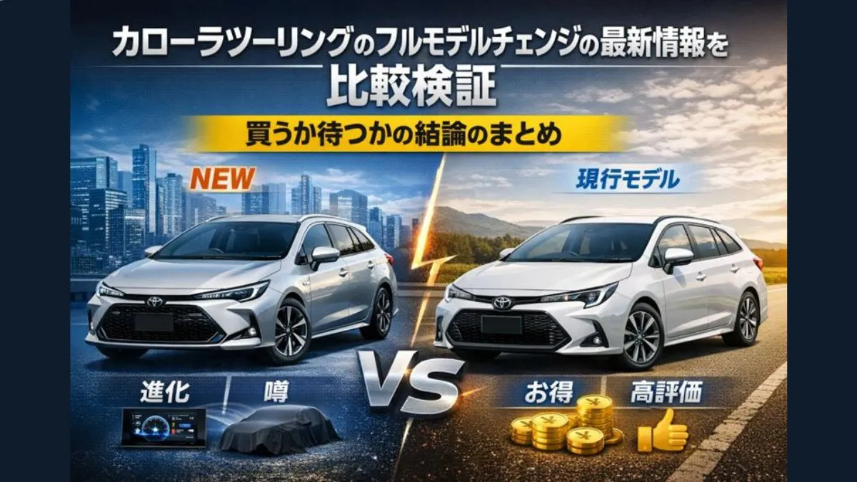 カローラツーリングのフルモデルチェンジの最新情報を比較検証買うか待つかの結論