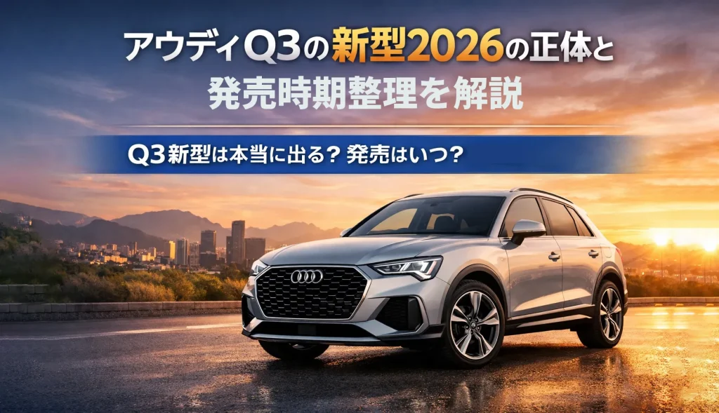 アウディ Q3の新型2026の正体と発売時期整理を解説