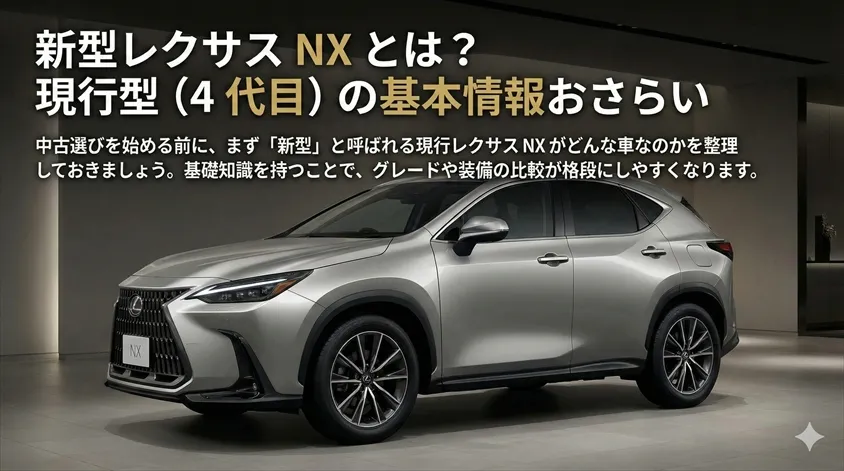 新型レクサス NX とは？現行型（4代目）の基本情報おさらい