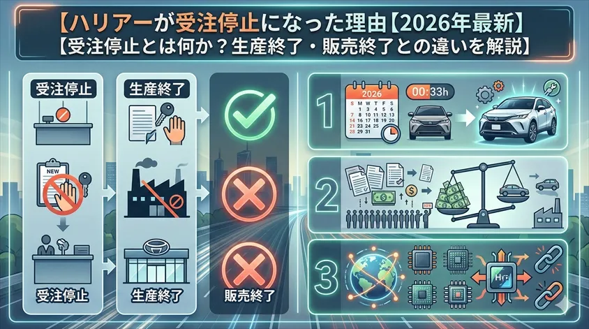 2026年の一部改良でハリアーは何が変わる?