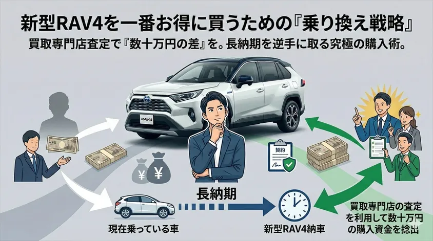 新型RAV4を一番お得に買うための「乗り換え戦略」