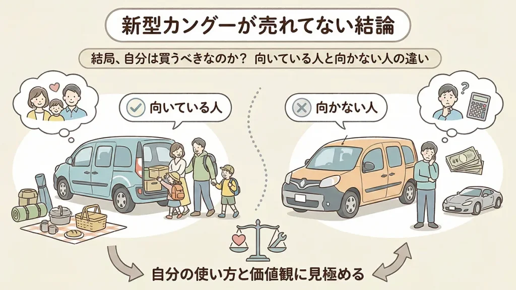 新型カングーが売れてない結論
