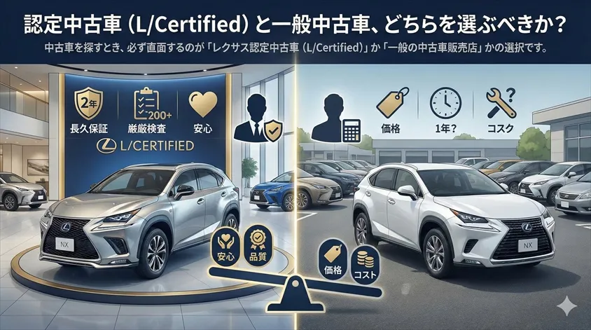 認定中古車（L/Certified）と一般中古車、どちらを選ぶべきか？
