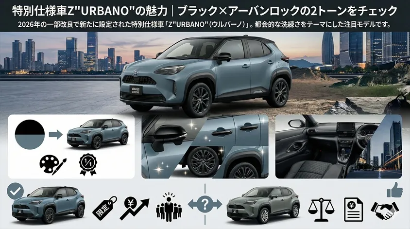 特別仕様車Z"URBANO"の魅力｜ブラック×アーバンロックの2トーンをチェック