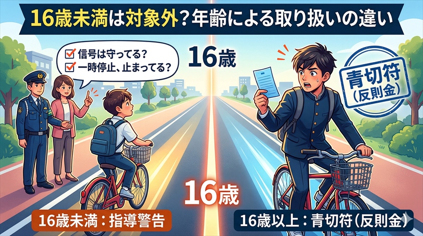 16歳未満は対象外？年齢による取り扱いの違い