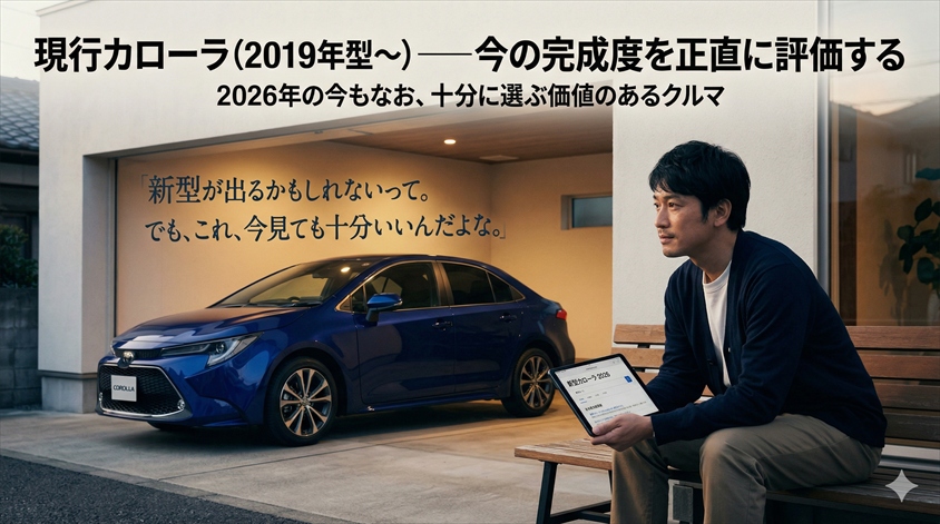 現行カローラ（2019年型〜）——今の完成度を正直に評価する