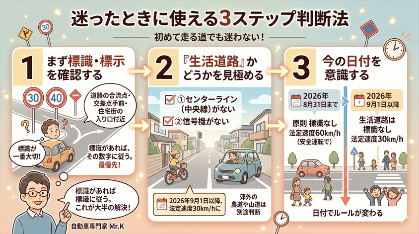 迷ったときに使える3ステップ判断法