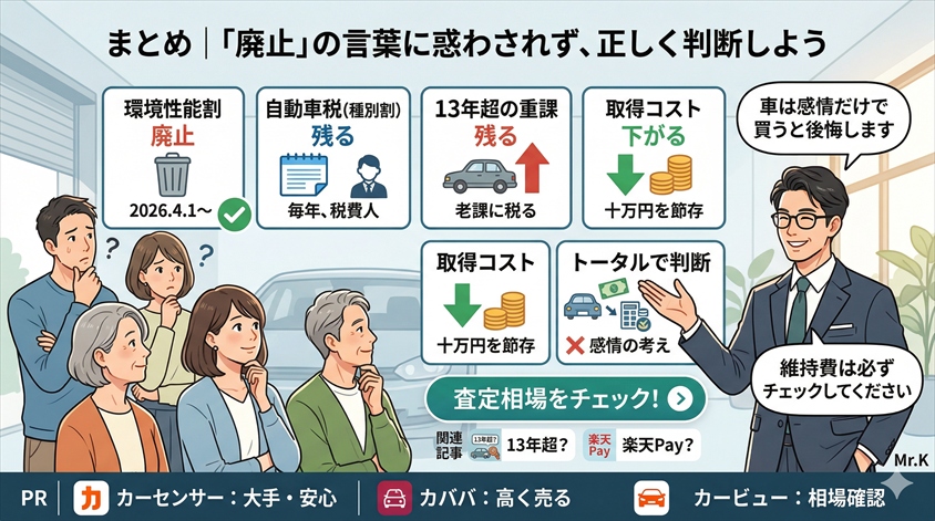 まとめ｜「廃止」の言葉に惑わされず、正しく判断しよう