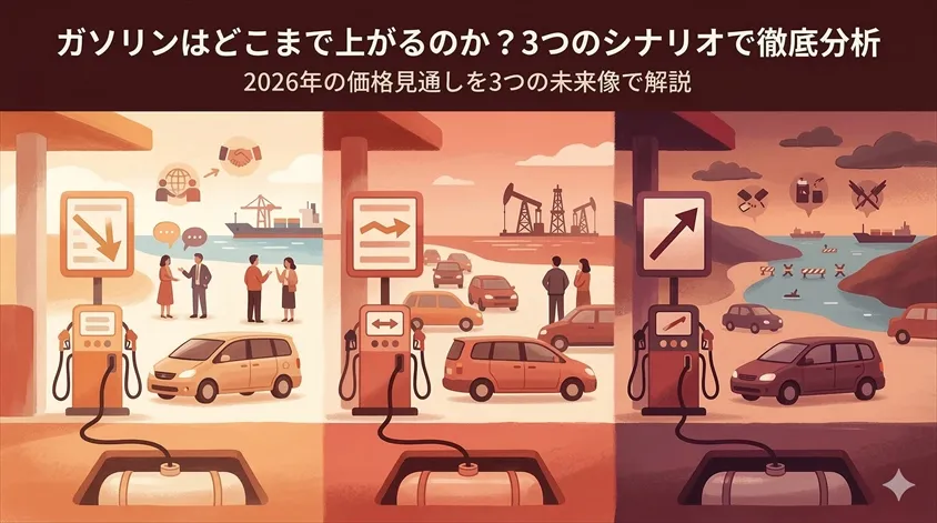ガソリンはどこまで上がるのか？3つのシナリオで徹底分析