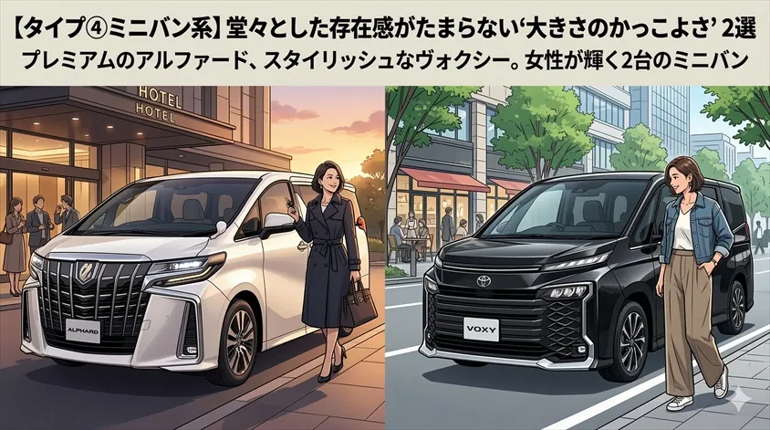 【タイプ④ミニバン系】堂々とした存在感がたまらない"大きさのかっこよさ" 2選