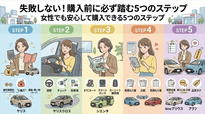 失敗しない！購入前に必ず踏む5つのステップ