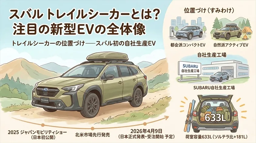 スバル トレイルシーカーとは？注目の新型EVの全体像