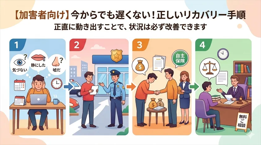 【加害者向け】今からでも遅くない！正しいリカバリー手順