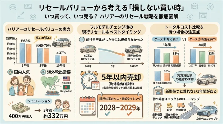 リセールバリューから考える「損しない買い時」