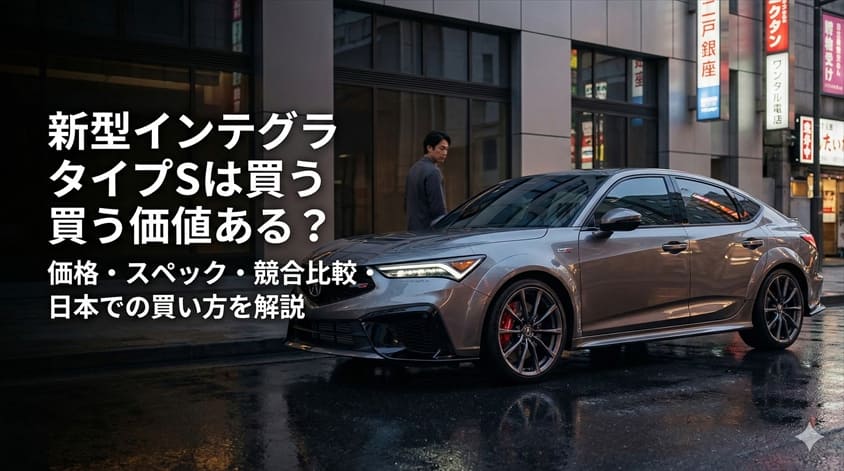 新型インテグラ タイプSは買う価値ある？価格・スペック・競合比較・日本での買い方を解説