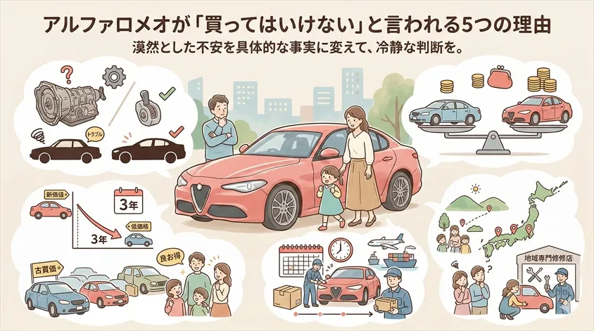 アルファロメオが「買ってはいけない」と言われる5つの理由