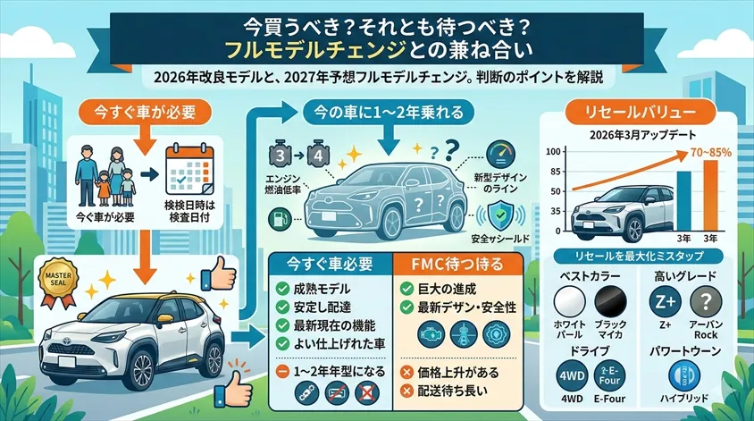 今買うべき?それとも待つべき?フルモデルチェンジとの兼ね合い
