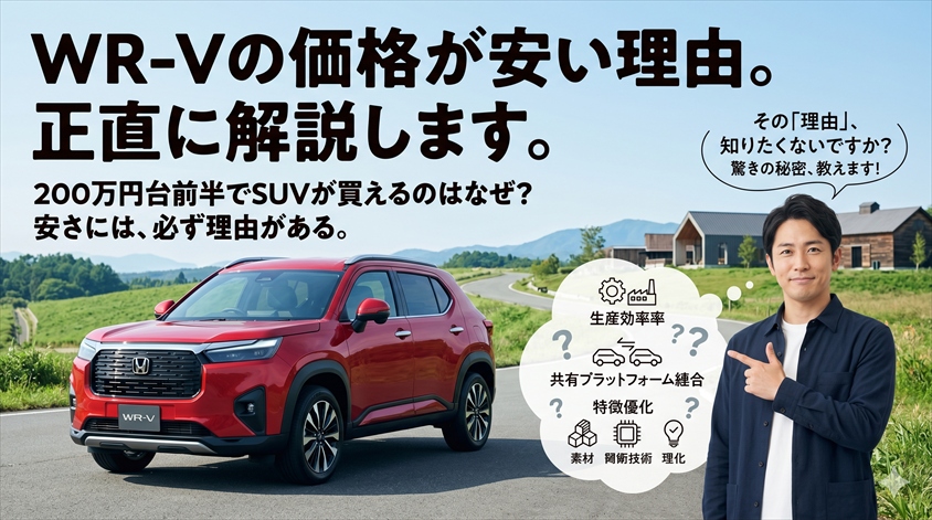 WR-Vの価格が安い理由を正直に解説する