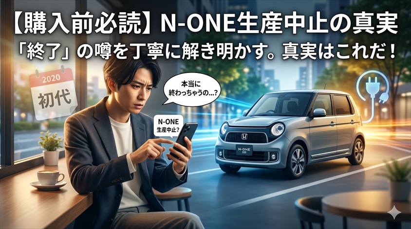 【購入前必読】N-ONE生産中止の真実と今すべきこと