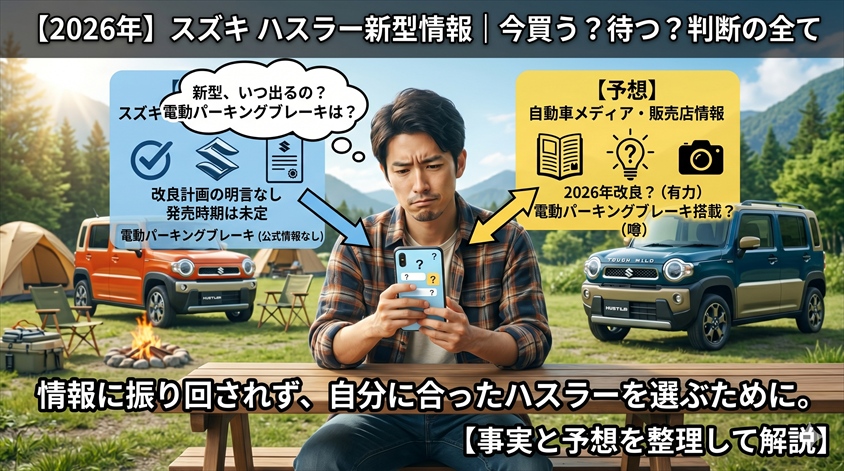 【2026年】スズキ ハスラー新型情報｜今買う？待つ？判断の全て