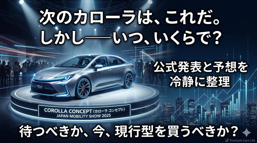カローラのコンセプト発売情報は公式と予想を分けて整理