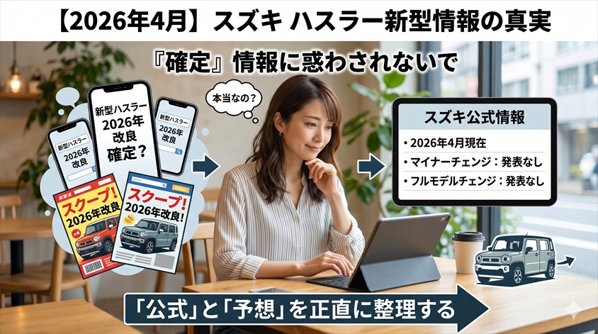 スズキ ハスラー 新型情報の現状を正直に整理する