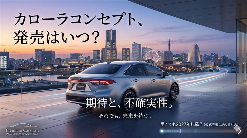 カローラ コンセプトの発売時期は？（予想と根拠）
