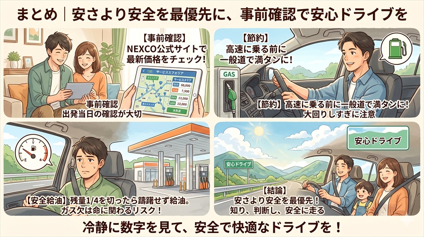 まとめ｜安さより安全を最優先に、事前確認で安心ドライブを
