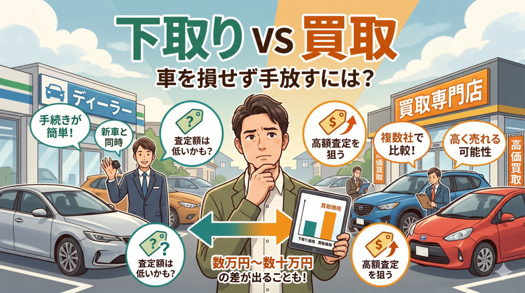 下取りと買取どっちが得？損しない選び方を徹底解説