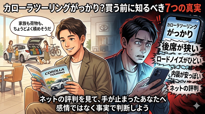 カローラツーリングがっかり？買う前に知るべき7つの真実