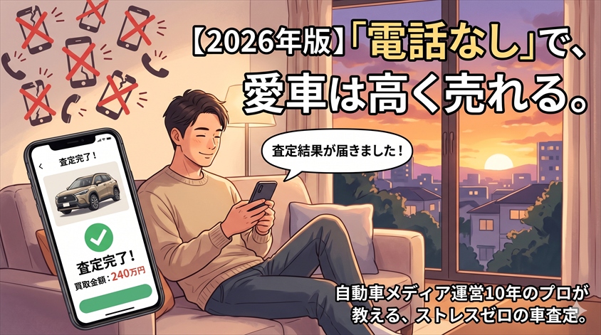 【2026年版】車査定は電話なしで進められる？完全ガイド