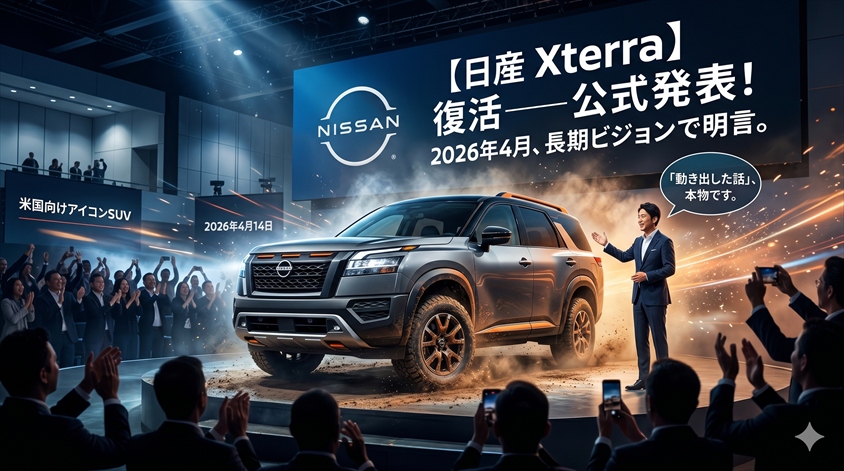 日産 Xterra の復活は本物——2026年4月の公式発表で動き出した