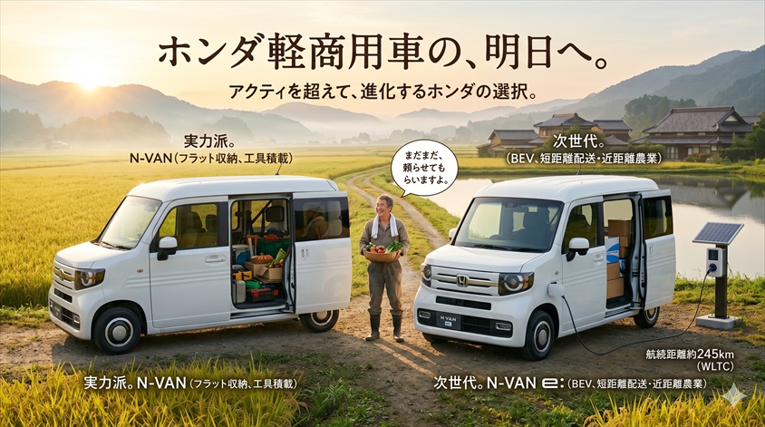ホンダが軽商用市場に再参入する可能性を考える