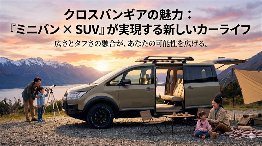 クロスバンギアの魅力：「ミニバン × SUV」が実現する新しいカーライフ
