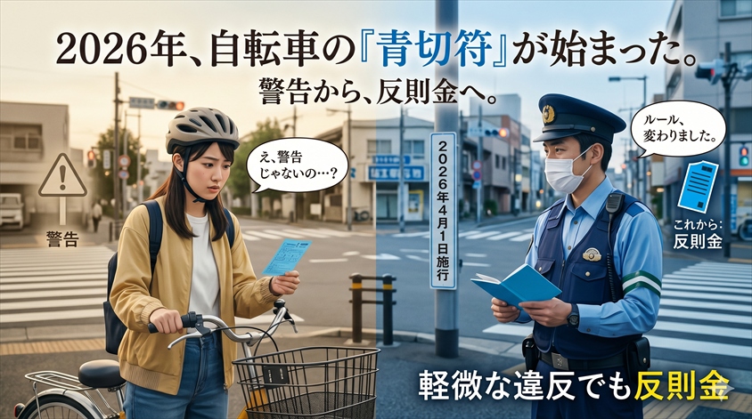 2026年の青切符制度で何が変わったのか