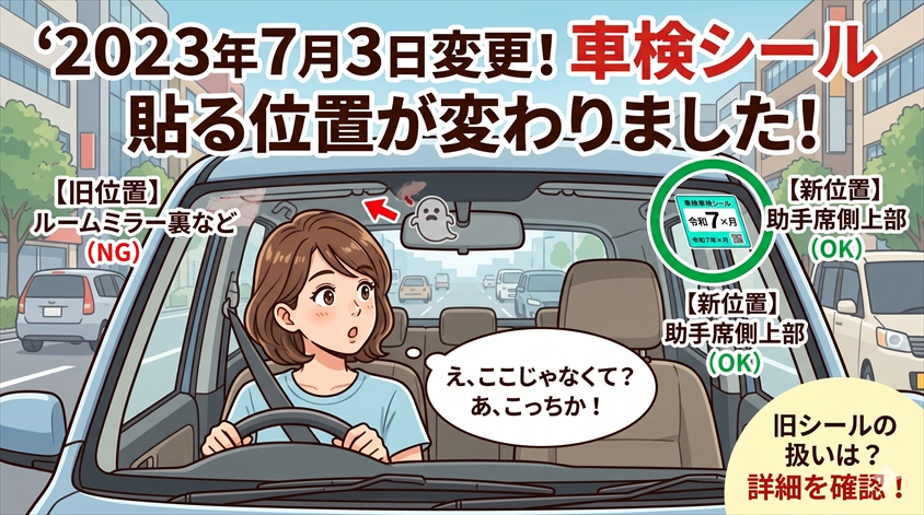 2023年7月3日から変わった「正しい貼付位置」