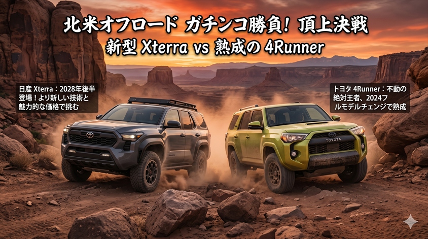 競合はトヨタ 4Runner——北米オフロードSUV市場での立ち位置