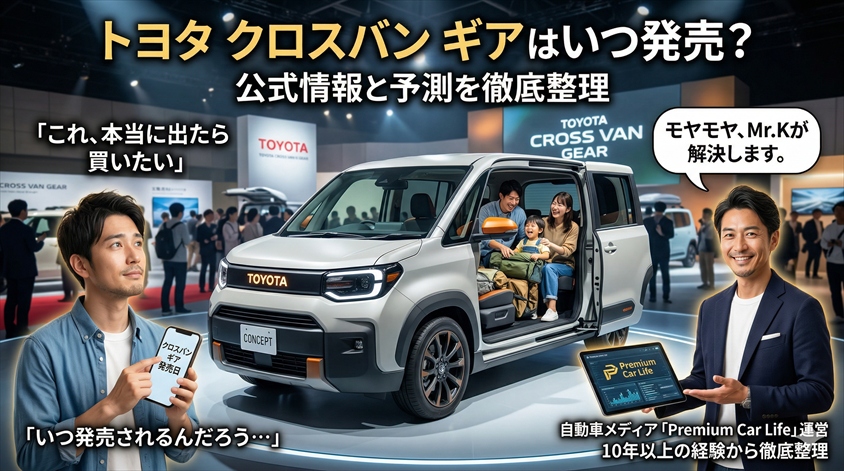 トヨタ クロスバン ギアはいつ発売？公式情報と予測を徹底整理した