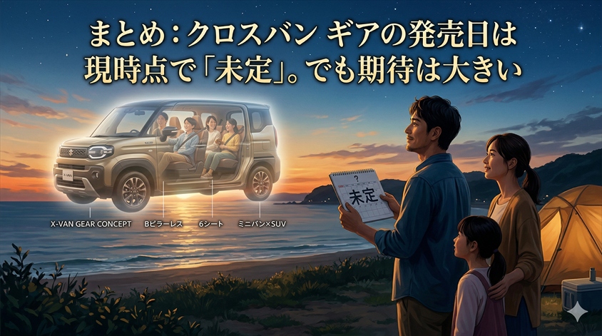 まとめ：クロスバン ギアの発売日は現時点で「未定」。でも期待は大きい