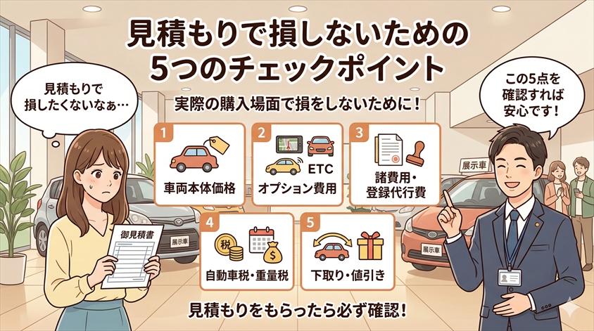 見積もりで損しないための5つのチェックポイント