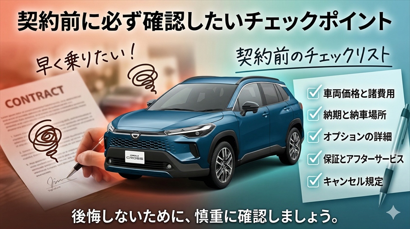 契約前に必ず確認したいチェックポイント