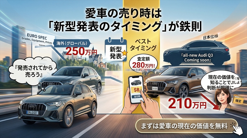 愛車の売り時は「新型発表のタイミング」が鉄則