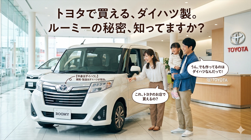 ルーミーはトヨタで買える？ブランドと販売チャネルの基本