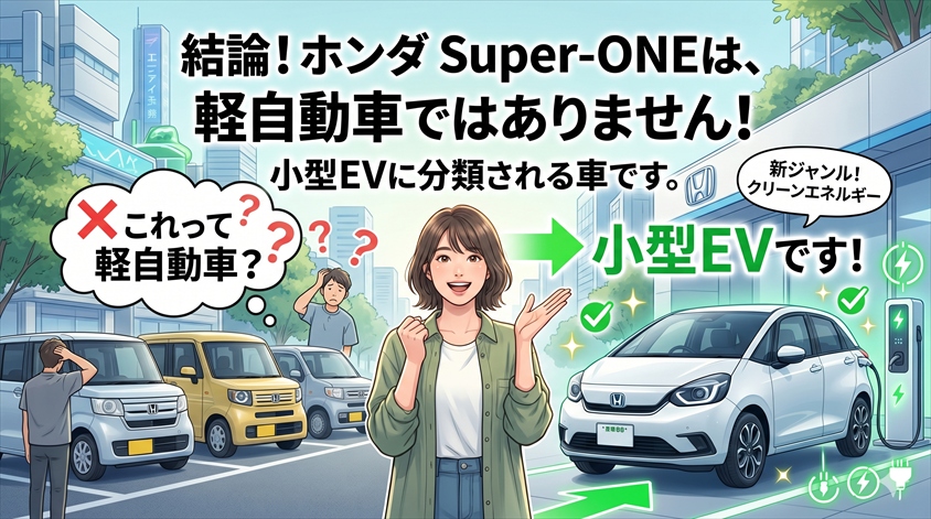Honda Super-ONEは軽自動車なのか？結論を先に言います