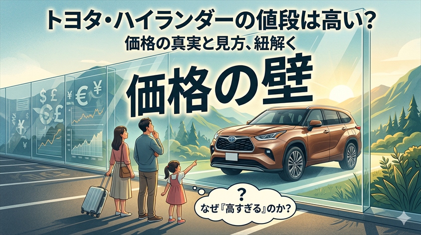 トヨタ・ハイランダーの値段は高い？価格の真実と見方