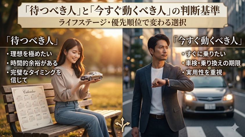 「待つべき人」と「今すぐ動くべき人」の判断基準
