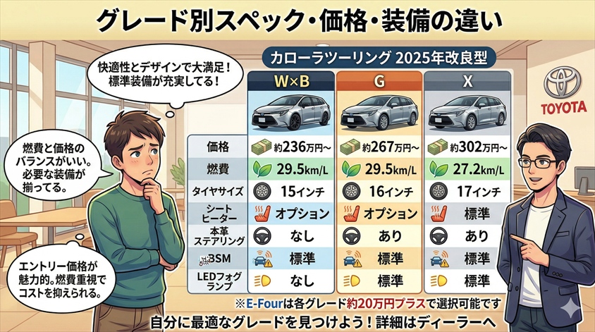 グレード別スペック・価格・装備の違い