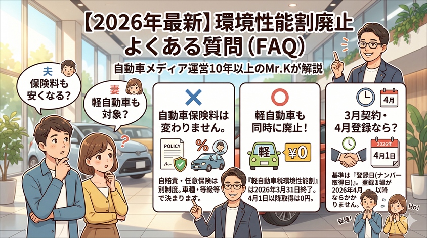 環境性能割の廃止に関するよくある質問（FAQ）